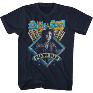 Billy Joel Piano Man T-Shirt Classic Musician Album Cover Graphic Fan Tee 05